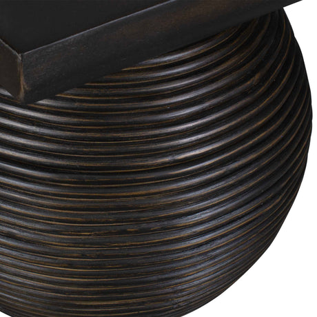 Kasson Sphere Leg Coffee Table - Black by Uttermost - View 5