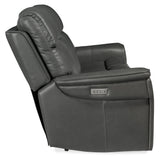 Lyra Zero Gravity Power Sofa With Power Headrest - Dark Gray by Hooker Furniture - View 8