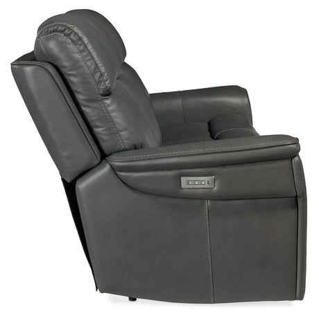 Lyra Zero Gravity Power Sofa With Power Headrest - Dark Gray by Hooker Furniture - View 8