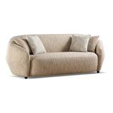 Belinda - Modern Beige Fabric 3-Seat Sofa - View Image 1