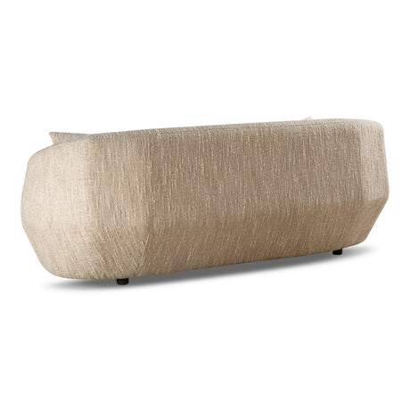 Belinda - Modern Beige Fabric 3-Seat Sofa - View Image 1