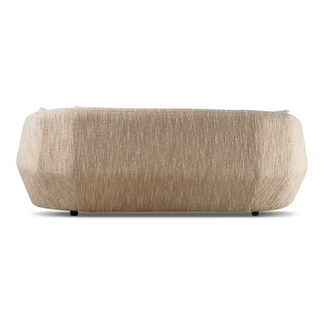 Belinda - Modern Beige Fabric 3-Seat Sofa - View Image 1