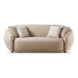 Belinda - Modern Beige Fabric 3-Seat Sofa - View Image 1