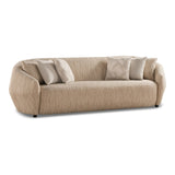 Belinda - Modern Beige Fabric 4-Seat Sofa - View Image 1