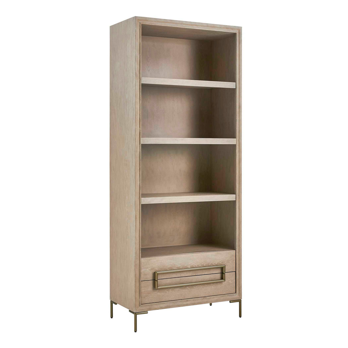 Alessia Etagere Light Oak - Light Brown by Uttermost - View 4