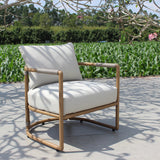 Malta - Outdoor Light Grey + Teak Sofa Set - View Image 1