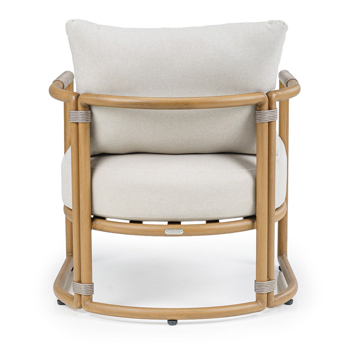 Malta - Outdoor Light Grey + Teak Sofa Set - View Image 1