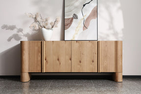 Walbrook - Modern White Oak Buffet - View Image 1