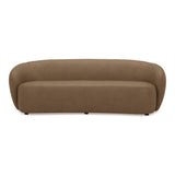 Omaha - Modern Tan Leather Sofa - View Image 1