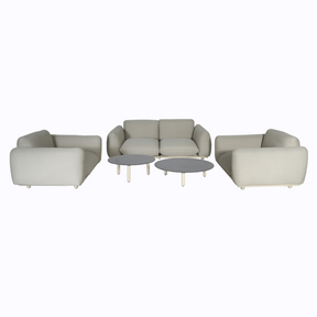 Palma - Outdoor Grey Olefin Fabric Sofa Set - View Image 1