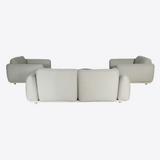 Palma - Outdoor Grey Olefin Fabric Sofa Set - View Image 1