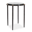 Kennington Round Glass Accent Table - Black by Uttermost - View 1