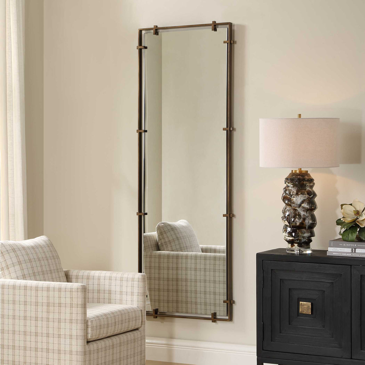 Hann Full Length Mirror - Bronze by Uttermost - View 3