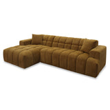 Shapiro - Modern Brown Fabric Sectional Sofa w/ Left Facing Chaise - View Image 1