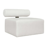Bolster Back Armless Outdoor Sofa - White by Uttermost - View 10
