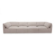Gene - Modern Light Grey Fabric Modular Sectional Sofa-4-Piece Sectional - View Image 1