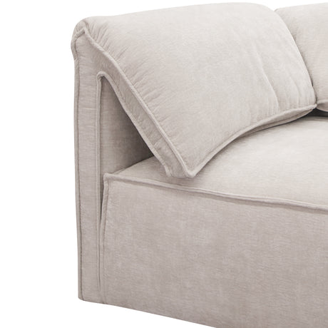 Gene - Modern Light Grey Fabric Modular Sectional Sofa-5-Piece Sectional - View Image 1