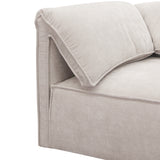 Gene - Modern Light Grey Fabric Modular Sectional Sofa-4-Piece Sectional - View Image 1