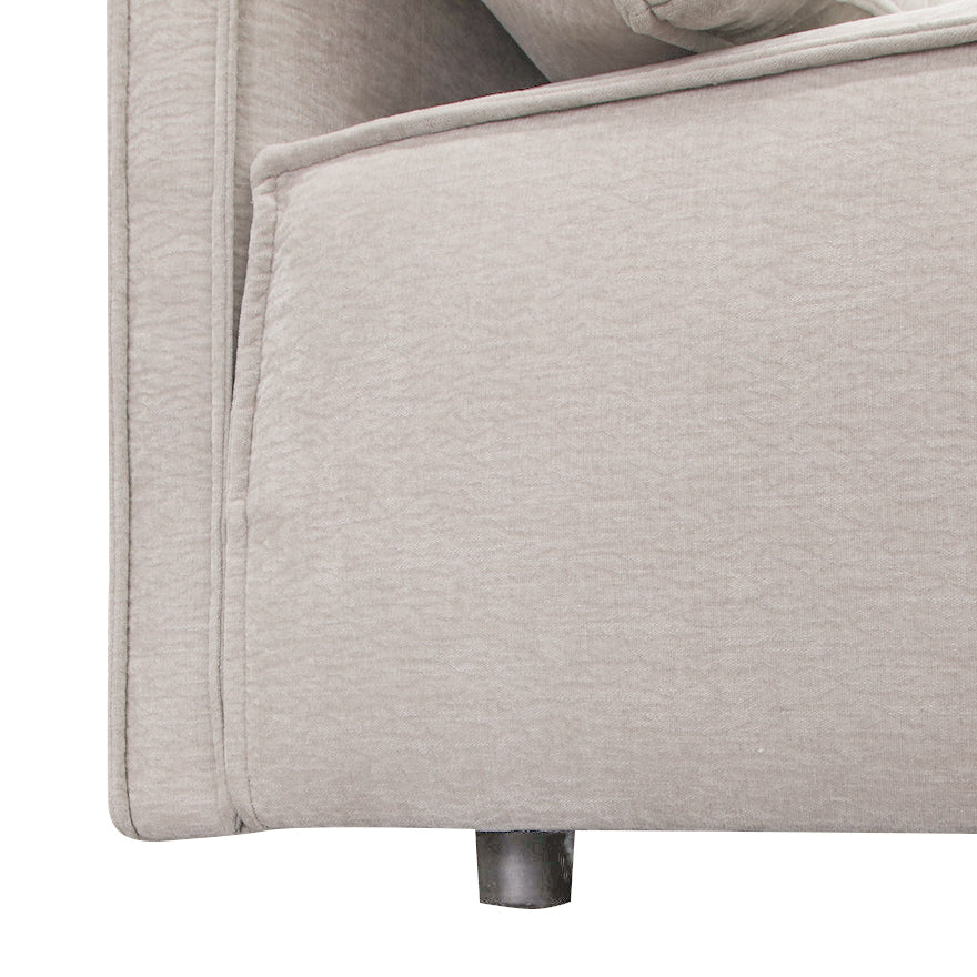 Gene - Modern Light Grey Fabric Modular Sectional Sofa-5-Piece Sectional - View Image 1