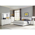 Dulcey White High Gloss 5-piece Queen Bedroom Set - sold by Home Elegance USA