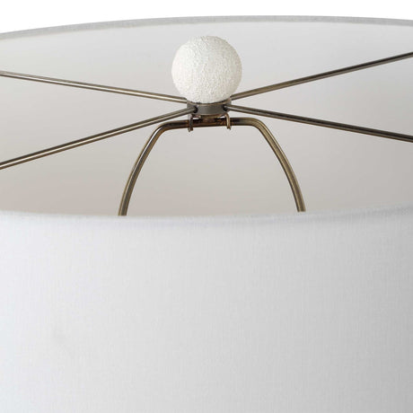 Vida White Table Lamp by Uttermost - View 6