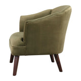 Conroy Accent Chair Olive - Green / Dark Brown by Uttermost - View 3