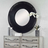 Sailor's Knot Round Mirror - Black by Uttermost - View 3