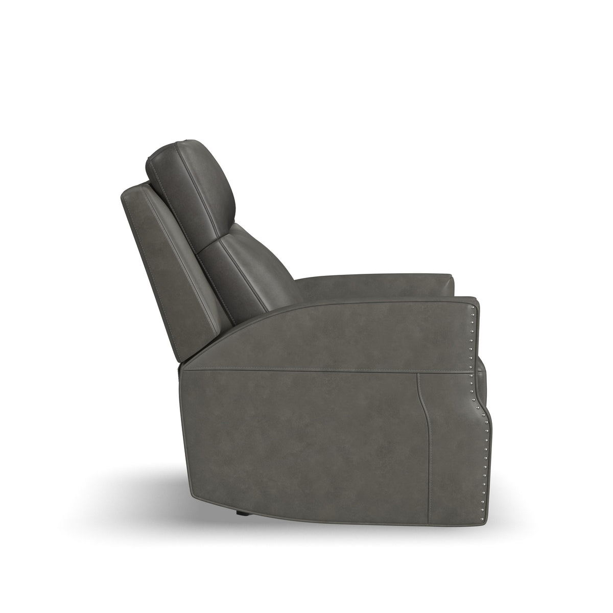 Maxwell Power Gliding Recliner With Power Headrest And Lumbar - Cinder | Flexsteel