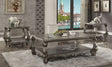 Acme - Versailles Coffee Table 86820 Antique Platinum Finish
