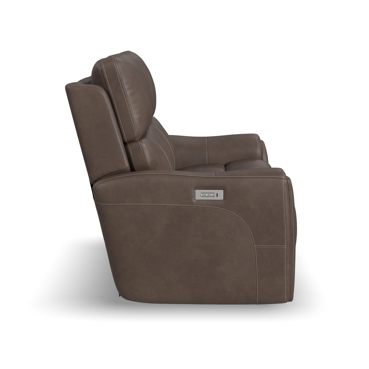 Carter Power Reclining Loveseat With Power Headrests & Lumbar - Cappuccino | Flexsteel