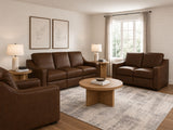 Hudson Loveseat - Brown | Flexsteel