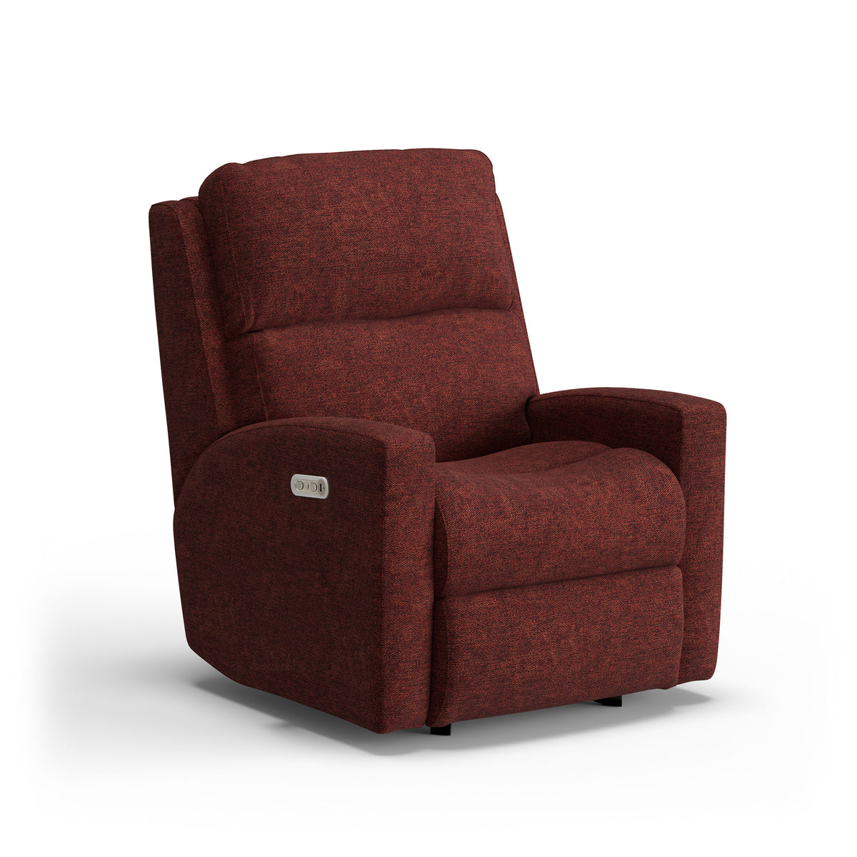 Catalina Transitional Fabric Power Recliner With Power Headrest | Flexsteel
