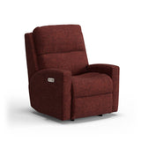 Catalina Transitional Fabric Power Recliner With Power Headrest | Flexsteel