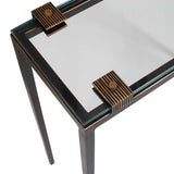 Averona Glass Top Accent Table - Bronze by Uttermost - View 5