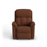 Luna Transitional Fabric Power Rocking Recliner With Power Headrest | Flexsteel