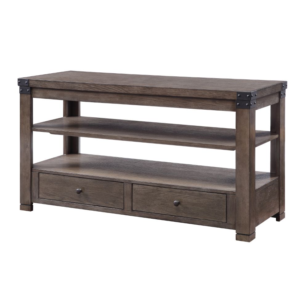 Acme - Melville Sofa Table 87103 Ash Gray Finish