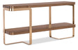 Eleana Console Table Medium Wood / Gold - Dark Brown / Gold by Hooker Furniture - View 1