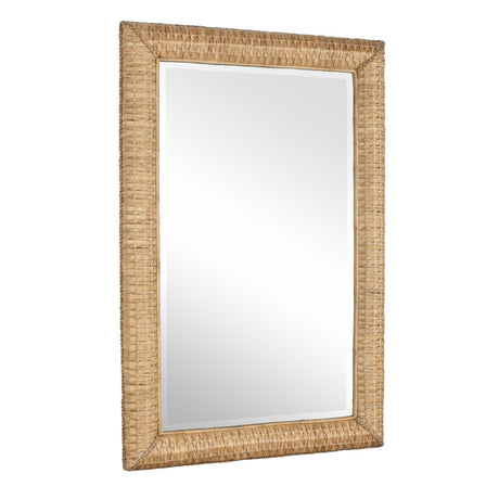 Twisted Seagrass Large Mirror Woodtone - Light Brown by Uttermost - View 3