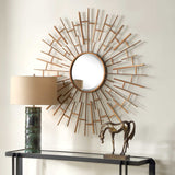 Tangled Round Mirror - Bronze by Uttermost - View 3