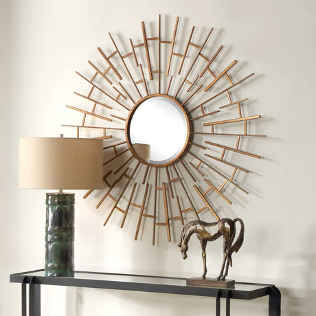Tangled Round Mirror - Bronze by Uttermost - View 3