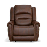 Oscar Power Recliner With Power Headrest - Pumpernickel | Flexsteel