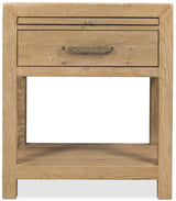 Driftwood One-Drawer Nightstand Buckboard - Light Brown by Hooker Furniture - View 2