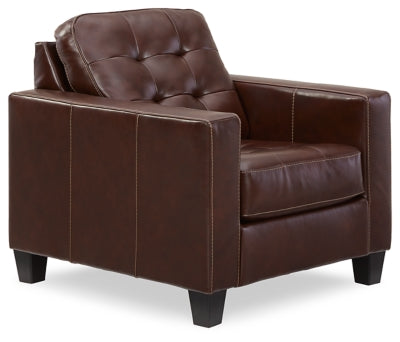Ashley Walnut Altonbury Chair - Leather