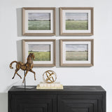 Quiet Meadows Framed Prints (Set of 4) - Green by Uttermost - View 2