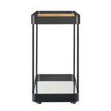 Vesper Iron Bar Cart - Black by Uttermost - View 6