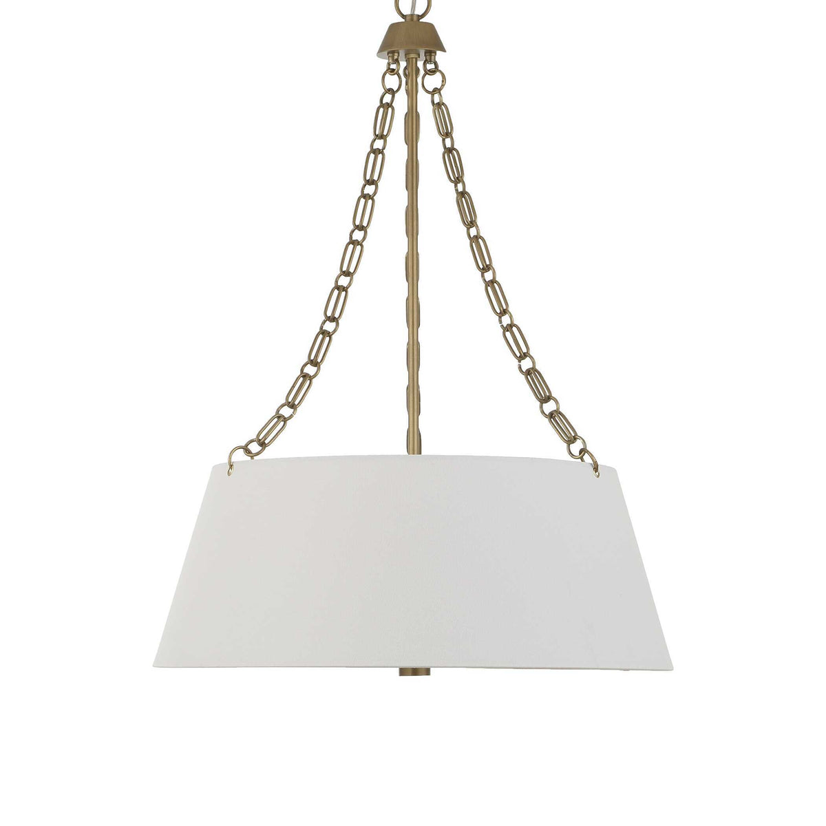 Andalucia 4 Light Drum Pendant - Gold / White by Uttermost - View 6