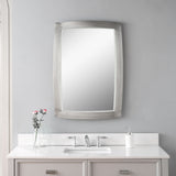 Haskill Mirror Brushed Nickel - Dark Gray by Uttermost - View 2