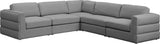 Beckham - Modular Sectional 5 Piece - Gray - Modern & Contemporary | Home Elegance USA