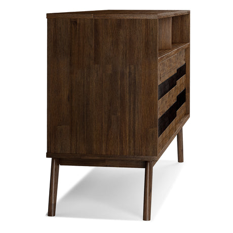Clarkson - TV Stand - Rustic Natural Aged Brown - sold by Home Elegance USA