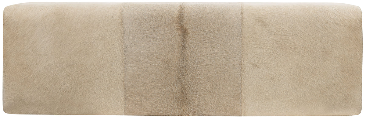 Melange Holy Cow Bench Beige - Light Brown by Hooker Furniture - View 6